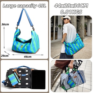Tas Ransel Olahraga Gym Travel Besar dengan Logo Custom, Dapat Dibalik, Dilengkapi Kantong <span class=keywords><strong>Anti</strong></span> Maling, Dompet Gratis, dan Sleeve Trolley - Product Image 2
