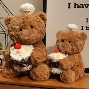 Милый медведь плюшевые игрушки животных мультфильм шеф-повар супер мягкие уютные игрушки компаньон детские подарки - Product Image 5