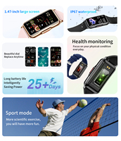 Enjoy Pretty New Fashion Smart Watches Ladies Message Push Blood Pressure Tracker Pulsera deportiva Impermeable Hombres Smartwatch Mujeres