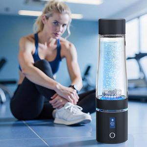 Bouteille d'eau hydrogénée portable sans BPA, certifiée CE FDA, 300 ml, double compartiment, riche en hydrogène, personnalisable, par le fabricant - Product Image 4