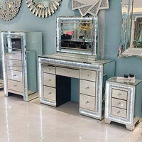 Meilleures ventes - Table de maquillage avec miroir LED et lumières RGB, haut-parleur intégré, miroir LED, vente directe d'usine
