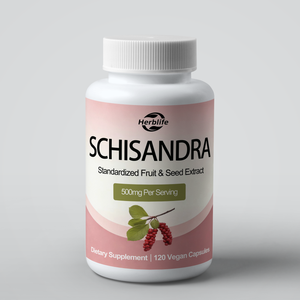 Capsules de Schisandra Chinensis 500mg, Extrait Standardisé de Fruit et de Graines, Complément Alimentaire Végétalien, Marque Privée OEM ODM - Product Image 1
