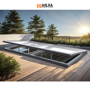 Wanja thiết kế hiện đại tự động Hàng Đầu Treo mái cửa sổ trời cửa sổ gấp mở tán sunroom Kính Skylight - Product Image 2