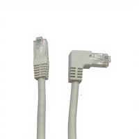 Câble Ethernet COMTON 24AWG 90 degrés CAT6 U/UTP sans emmanchement, RJ45 mâle vers RJ45 mâle coudé vers le haut