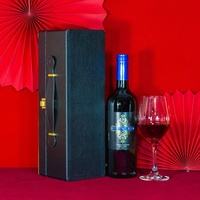 Boîte à vin rouge Champagne OEM, coffret cadeau en cuir, boîte d'emballage de vin pour 2 bouteilles, boîte de luxe, boîte à cadeau de bouteille de vin
