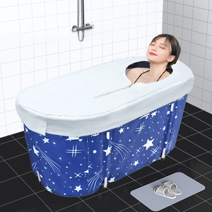 <span class=keywords><strong>Baignoire</strong></span> <span class=keywords><strong>pliable</strong></span> portable autonome confortable et économique pour adultes – Meilleure vente - Product Image 2
