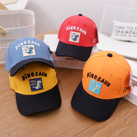 Gran oferta, gorra de béisbol personalizada para niños con dibujos animados de dinosaurio, gorra para bebé, sombrero para el sol para viajes al aire libre