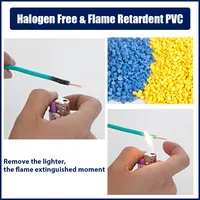 Kabel PVC Fleksibel Listrik 18 16AWG UL2464 2/3 Inti Konduktor Tegangan Rendah untuk Penerangan LED Otomotif