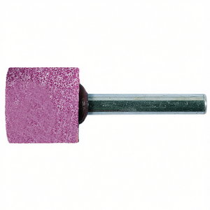 Meule vitrifiée rose Fervi 12 mm x 12 mm x 6 mm pour le polissage des métaux - Product Image 2