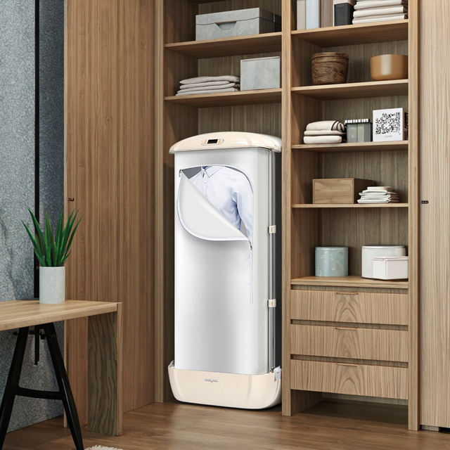 Factory Price Home Balcony Thermal Heated Multifunctional Auto Mobile Portable Steam Ironing Electric Clothes Dryer Machine