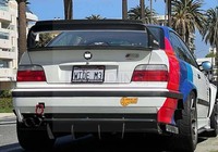 HAILED Aileron de coffre arrière pour BMW Série 3 E36 M3 GT Style Sedan Coupé Noir