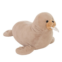 Peluche géante personnalisée de morsque douce et lestée, coussin à câliner, compagnon de sommeil créatif et adorable