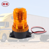 Neue DC10-100V LKW-Gabelstapler-Warnblinkleuchten Bernsteinfarbene LED-Rundumleuchte Stroboskoplampe