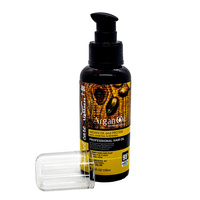 Shampooing et revitalisant de la série de soins capillaires à l'huile d'argan naturelle sans sulfate, design populaire, Maroc