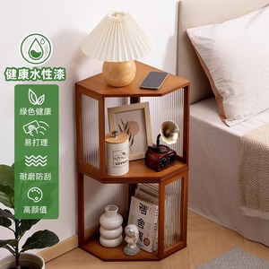 Creative bedside <b>table</b>, <b>small</b> apartment minimalist bedside cabinet, storage rack, home use, floor-standing stackable side <b>table</b> - Product Image 2