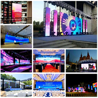 Écran LED publicitaire étanche P1.953 de 500x500mm pour location, affichage numérique intérieur