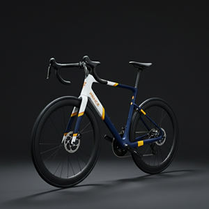 Bicicleta de carreras de carretera de carbono completo OEM 700c-Cuadro de carbono ultraligero y horquilla y Rueda y poste para velocidad - Product Image 1