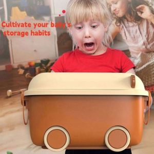 High Quality Plastic Storage <b>Boxes</b> Foldable Polygon Drawer Sundries Clothes Organizer Cartoon Design Saving <b>Wardrobe</b> Bedding - Product Image 3