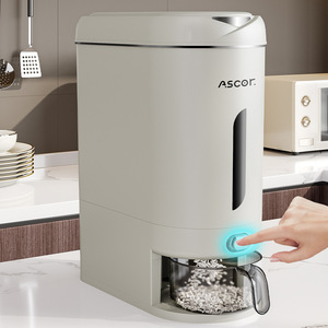 Ascor Rice <b>Storage</b> Container 10L Sealed Insect Proof <b>Kitchen</b> Use - Product Image 1