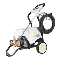 Nettoyeur haute pression 3,5 kW 180 bars, nettoyeur à jet d'eau portable 18 L/min, moteur monophasé pour le nettoyage domestique et commercial