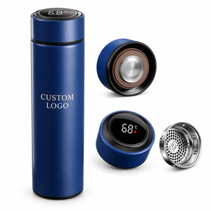 Gourde isotherme personnalisée en acier inoxydable 500 ml, isolation thermique 12-24 heures, cadeau promotionnel pour salon professionnel, marketing de marque - Product Image 1