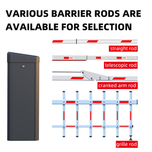 Barrière automatique à flèche RFID avec moteur sans balais 24V DC, protection IP68, vitesse réglable, en alliage d'aluminium, pour parking - Product Image 3