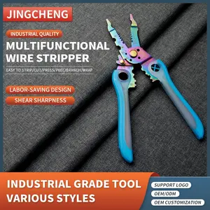 New Process Multi-functional Wire Crimping Terminal Stripping Pliers Stainless Steel Wire Strippers