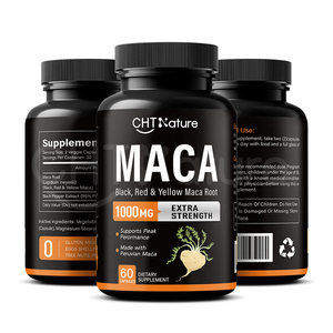 Erkekler için CHTNature özel etiket <span class=keywords><strong>Maca</strong></span> kök kapsül güç <span class=keywords><strong>500mg</strong></span> 1000mg siyah <span class=keywords><strong>Maca</strong></span> kapsül - Product Image 2
