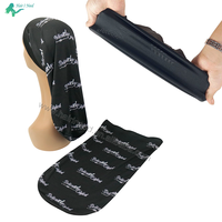 Bonnet unisexe coloré personnalisé avec logo pour dreadlocks, bonnet tube élastique large pour hommes et femmes, idéal pour dormir ou comme hijab