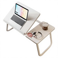 Escritorio Plegable Ajustable en Altura para Computadora Portátil, Material de Madera, Modelo WDSJ-A, Hecho en China, para Uso en Dormitorio/Dormitorio Universitario