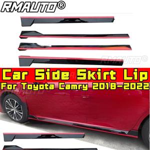 <b>For</b> Toyota Camry 2018-2022 Exterior Accessories <b>Car</b> Side Skirt Lip Spoiler Extension Splitter <b>Diffuser</b> Guard Apron Body Kit - Product Image 2