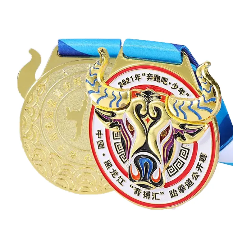 סיטונאי Custom יטסו מדליות זול ריק אבץ סגסוגת 3D ספורט מתכת בתפזורת טאקוונדו קראטה מדליות