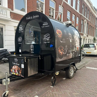 Remorque alimentaire de qualité, camion de cuisine mobile avec cuisine complète, remorque alimentaire de luxe