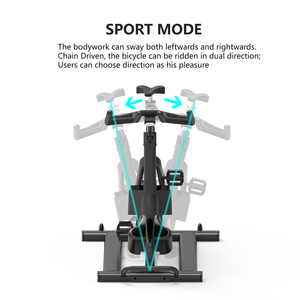 Oferta Caliente: Equipo de Gimnasio Cardiovascular para Venta al por Mayor, Bicicleta de Balanceo Comercial para Interiores con Volante de Inercia de 20 kg BSE-04 - Product Image 2