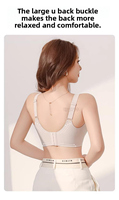 Soutien-gorge sans couture sans armatures pour femme, grande taille, anti-affaissement, bonnet 3/4, push-up, tricoté, respirant, léger et confortable pour l'été, du M au 5XL