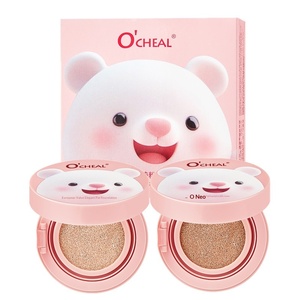 OCHEAL Bear Concealer Air Cushion BB Cream, Fondotinta Liquido Isolante, <span class=keywords><strong>CC</strong></span> Cream Illuminante e Schiarente, Cipria Compatta per il Viso - Product Image 1