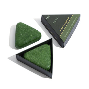 Oem/ODM usmania cỏ thiên nhiên màu xanh lá cây thanh dầu gội đầu với rắn tóc xà phòng - Product Image 5