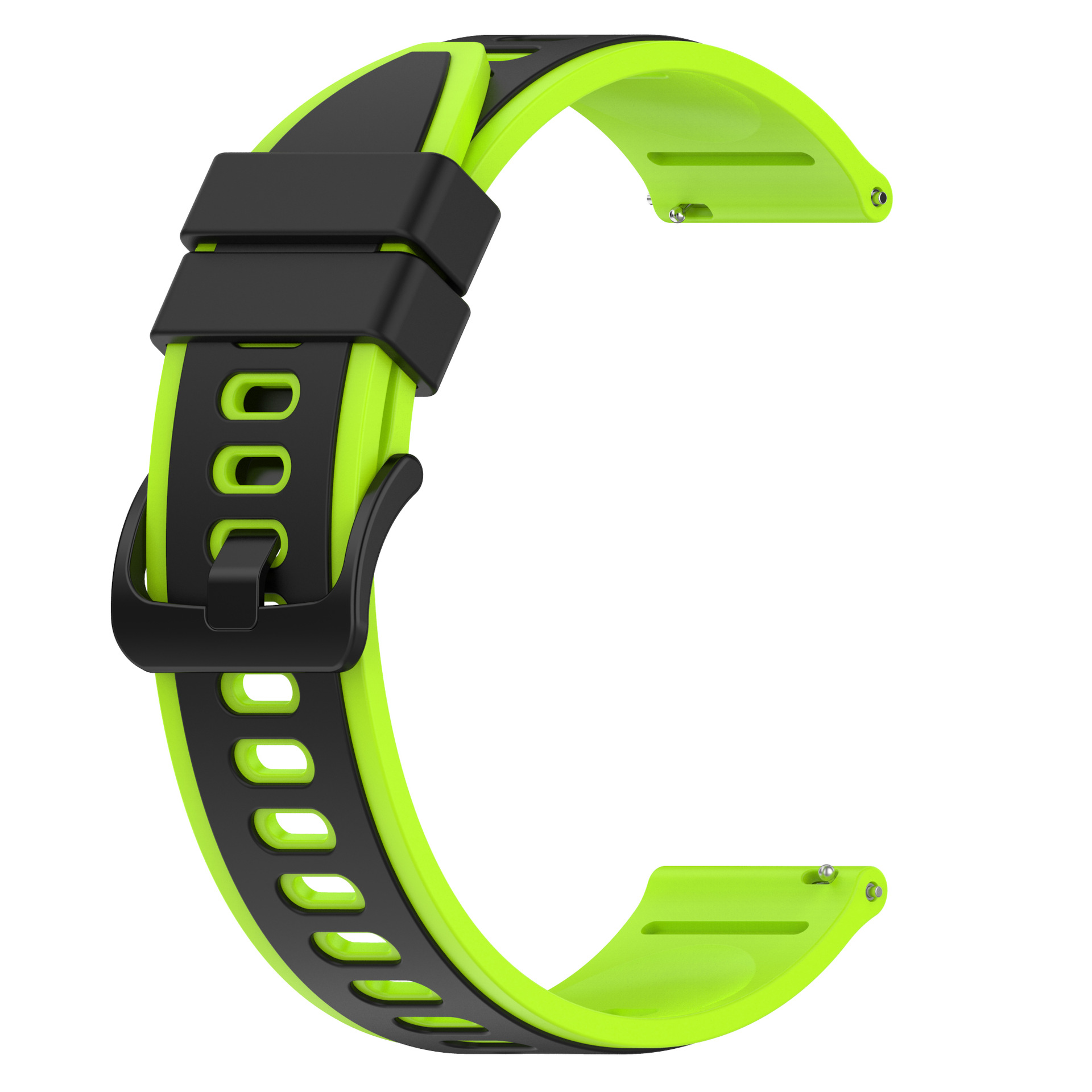 black and lemon green