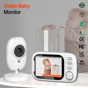 Soporte para Monitor de Bebé OEM con Visión Nocturna HD 720P, Detección de Movimiento, Canciones de Cuna, Recordatorio de Alimentación, Reproductor de Música y Sirena Integrada - Product Image 6