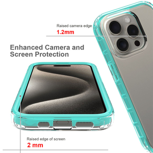 Pour <span class=keywords><strong>iPhone</strong></span> 15 Pro 360 Degrés Dur PC Couverture Transparente Corps Complet Robuste étui pour <span class=keywords><strong>iPhone</strong></span> 14 Plus 13 12 <span class=keywords><strong>11</strong></span> Pro Max Téléphone Shell - Product Image 2