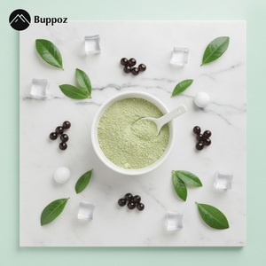 Kit de Té de Burbujas Instantáneo Matcha Latte con Boba de Tapioca Negra, 5 Porciones/Caja, Certificado HACCP - Product Image 5