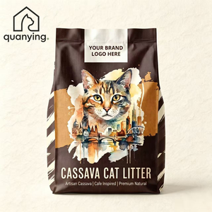 Arena para Gatos <span class=keywords><strong>de</strong></span> Tofu y <span class=keywords><strong>Yuca</strong></span> Natural, Aglomeración Rápida, Desechable por <span class=keywords><strong>el</strong></span> Inodoro, a Base <span class=keywords><strong>de</strong></span> Plantas, Control <span class=keywords><strong>de</strong></span> Olores para Gatos, Conejos y Mascotas Pequeñas - Product Image 1