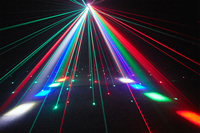 Mini projecteur LED RGBW à faisceau mobile Dragonfly avec contrôle DMX512 pour faisceaux étroits, concerts, clubs, discothèques et éclairage DJ