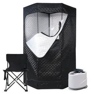 Sauna de vapor plegable portátil con tienda de sauna personal con generador de vapor