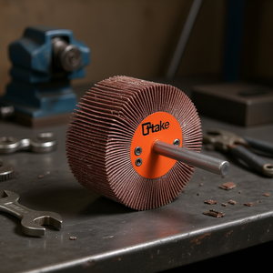 Roue à lamelles abrasives Ttake 50x20 mm, tige de 6 mm, meule en corindon - Product Image 3