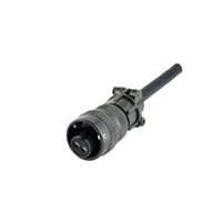 Connecteur aéronautique VG95234 CA3106A-10SL-4S en cuivre, étanche IP67, à connexion droite filetée, soudé, -20