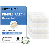 Patchs d'acné Microneedle imperméables et respirants ultra-minces 48 pièces patchs hydrocolloïdes jour nuit pour boutons pour le visage pour couvrir les zits
