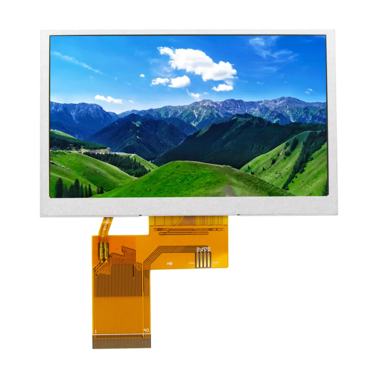 40 PIN RGB IPS CTP 4.3 인치 LCD TFT 800x400 LCD 디스플레이