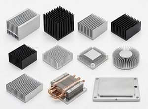 ฮีทซิงค์อะลูมิเนียมคุณภาพสูงและแผ่นระบายความร้อน ผลิตด้วยเครื่อง CNC สำหรับ LED/CPU - Product Image 2