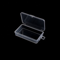 Boîte d'emballage personnalisée pour pièces de rechange, outils, boîte de rangement, boîte de présentation de bijoux, étui à vis, petite boîte transparente à couvercle en plastique transparent